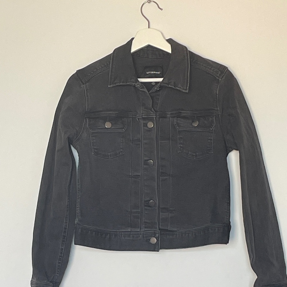 Black Denim Jacket - XS
